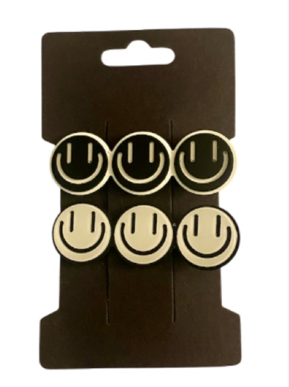 Smiley Face Hair Clips Set - Picture 1 of 1